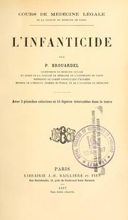 Cover of: L'infanticide