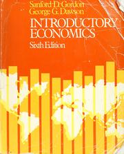 Introductory economics by Sanford D. Gordon