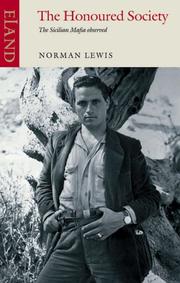 Cover of: The honoured society by Lewis, Norman.