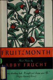 Cover of: Fruit of the month