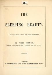 Cover of: The sleeping beauty: a play for home acting and young performers