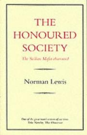 Cover of: Honoured Society by Norman Lewis