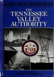 Cover of: The Tennessee Valley Authority by Alanson A. Van Fleet