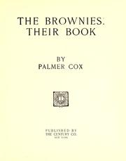 Cover of: The brownies: their book