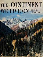 Cover of: The continent we live on