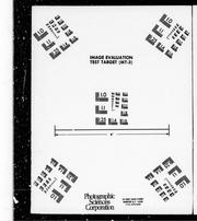 Cover of: État des banques incorporées transmis en conformité d'un ordre de l'Assemblée législative du 3 mars 1857 by 