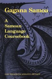 Cover of: Gagana Samoa by Galumalemana Afeleti L. Hunkin