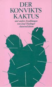 Cover of: Der Konviktskaktus und andere Erzählungen by Josef Haslinger