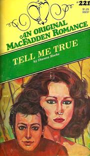 Cover of: Tell Me True