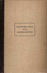 Cover of: Geestelijke epiek der Middeleeuwen.