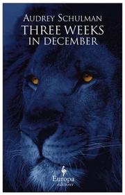 Cover of: Three Weeks in December by 