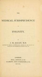 Cover of: The medical jurisprudence of insanity