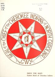 Cover of: Index for maps by Cherokee Planning Board