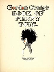 Cover of: Gordon Craig's book of penny toys by Edward Gordon Craig