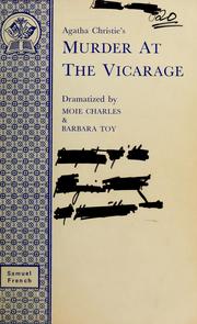 Cover of: Agatha Christie's Murder at the vicarage