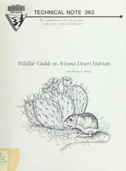 Cover of: Wildlife guilds in Arizona desert habitats
