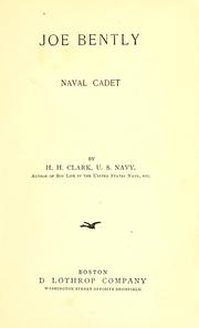 Cover of: Joe Bently : naval cadet