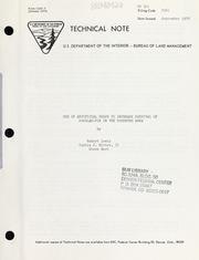 Cover of: Use of artificial shade to increase survival of Douglas-Fir in the Roseburg area by Lewis, R., Lewis, R.