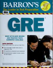 Cover of: Graduate Record Examination by Green, Sharon