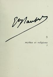 Cover of: Mythes et religions by textes réunis par Bernard Masson.