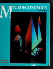 Cover of: Microeconomics by Edwin G. Dolan