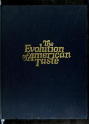 Cover of: The evolution of American taste