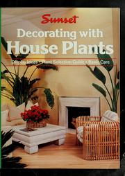 Cover of: Decorating with house plants