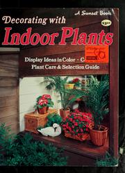 Cover of: Decorating with indoor plants