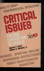 Cover of: Critical issues facing Christian schools