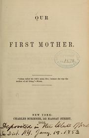 Cover of: Our first mother. | 