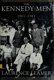 Cover of: The Kennedy men: 1901-1963 : the laws of the father