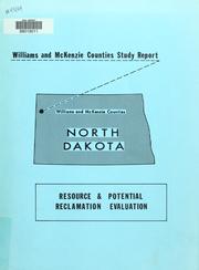 Cover of: Williams and McKenzie Counties study report by U. S. Bureau of Land Management