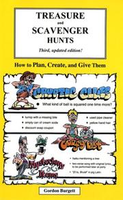 Cover of: Treasure and Scavenger Hunts by Gordon Burgett, Gordon Burgett