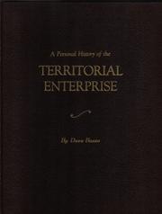 A Personal History of the Territorial Enterprise by Dave Basso