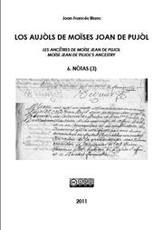Cover of: Los aujòls de Moïses Joan de Pujòl. 6. Nòtas (3) by 