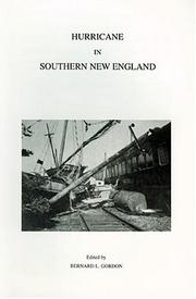 Cover of: Hurricane in Southern New England: An Analysis of the Great Storm of 1938