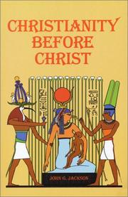 Cover of: Christianity Before Christ