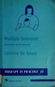 Cover of: Multiple Sclerosis: Approaches to Management (Therapy in Practice Series)