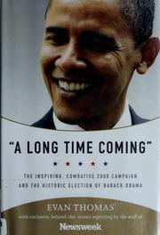 Cover of: "A long time coming" by Evan Thomas