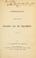 Cover of: Contributions to the study of insanity and its treatment, &c., &c. ...