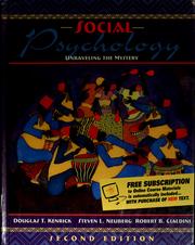 Cover of: Social psychology: unraveling the mystery