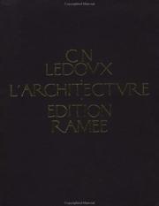 Cover of: L'Architecture by Claude-Nicolas Ledoux