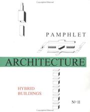 Cover of: Pamphlet Architecture 11: Hybrid Buildings (Pamphlet Architecture)