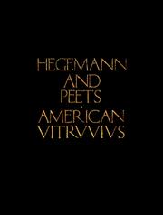 The American Vitruvius by Werner Hegemann, W. Hegemann, E. Peets
