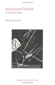Cover of: Architectural practice by Robert Gutman