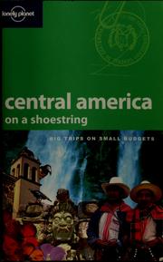 Cover of: Central America on a shoestring | 
