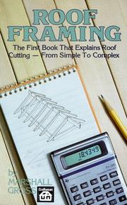 Cover of: Roof framing by Marshall Gross