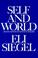 Cover of: Self and world