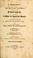 Cover of: Directions for the treatment of persons who have taken poison, and those in a state of apparent death