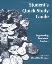 Cover of: Engineering Economic Analysis: Student Pak II: Study Guide and Diskette